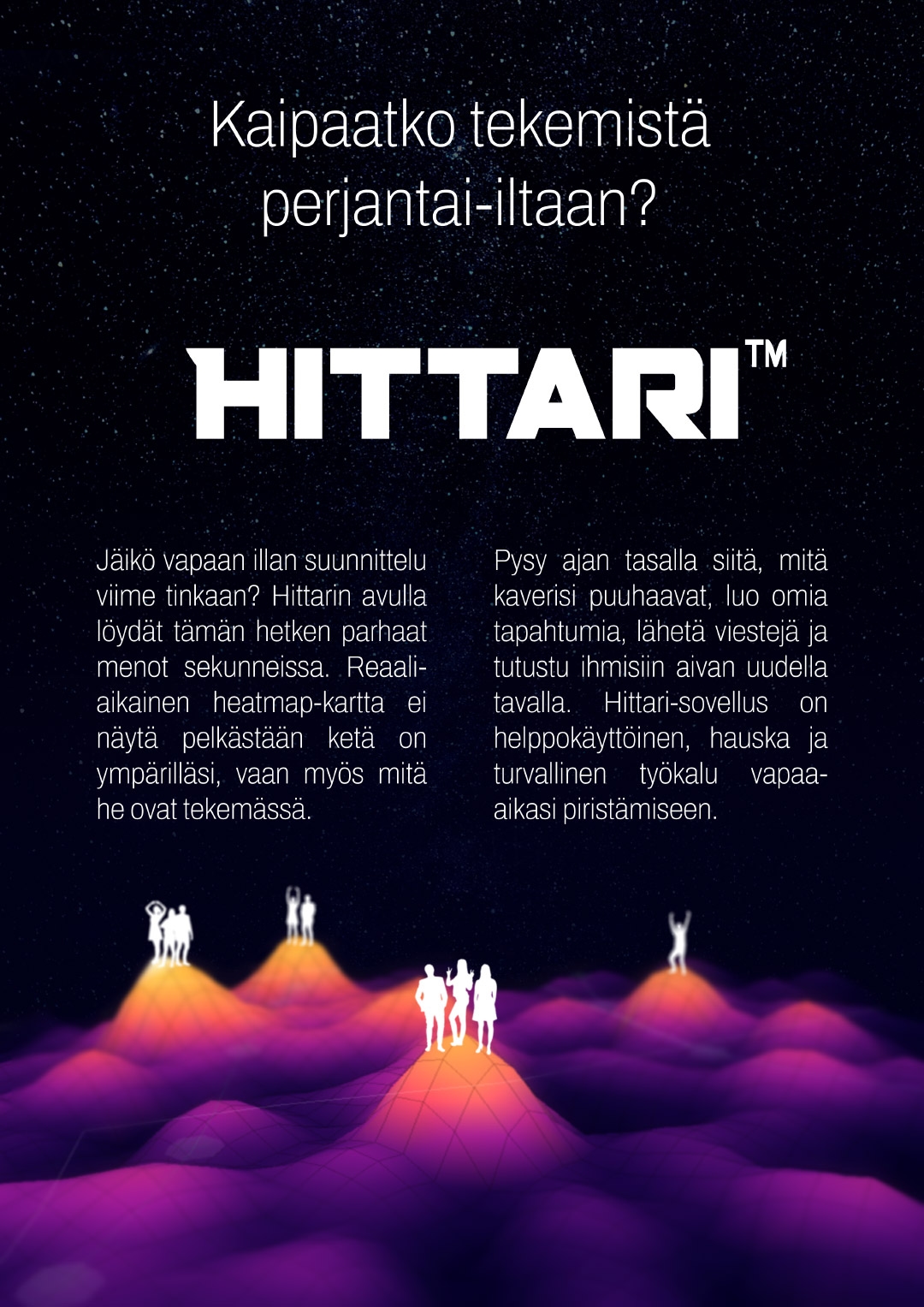 A conceptual design poster for Hittari